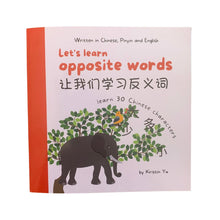 Load image into Gallery viewer, Let's Learn Opposite Words: A Bilingual Children's Soft Cover Book