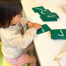 Load image into Gallery viewer, Wooden Montessori Chinese SandPaper Stroke, Playful learning, Sensory learning