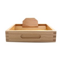 Load image into Gallery viewer, Montessori Sand Tray with Wooden Pen, Sensory Play, Montessori Educational Toys