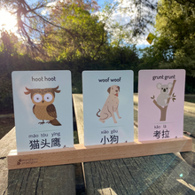 Load image into Gallery viewer, Large Wooden Card Holder, Create immersive learning environment
